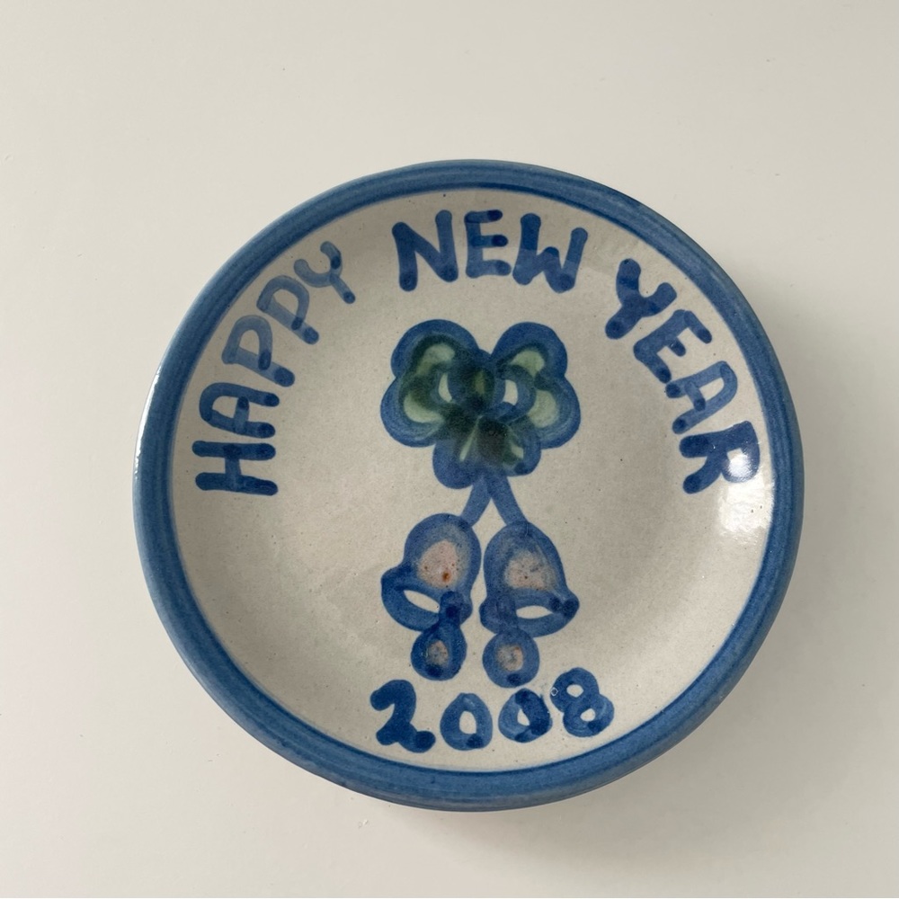M.A. Hadley 4" Coaster - Happy New Year 2008